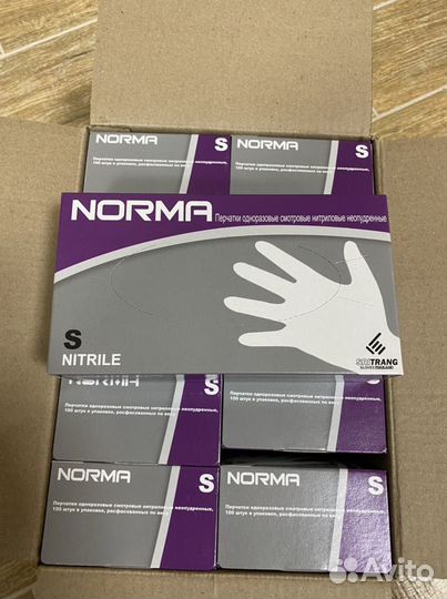 Перчатки нитриловые Norma
