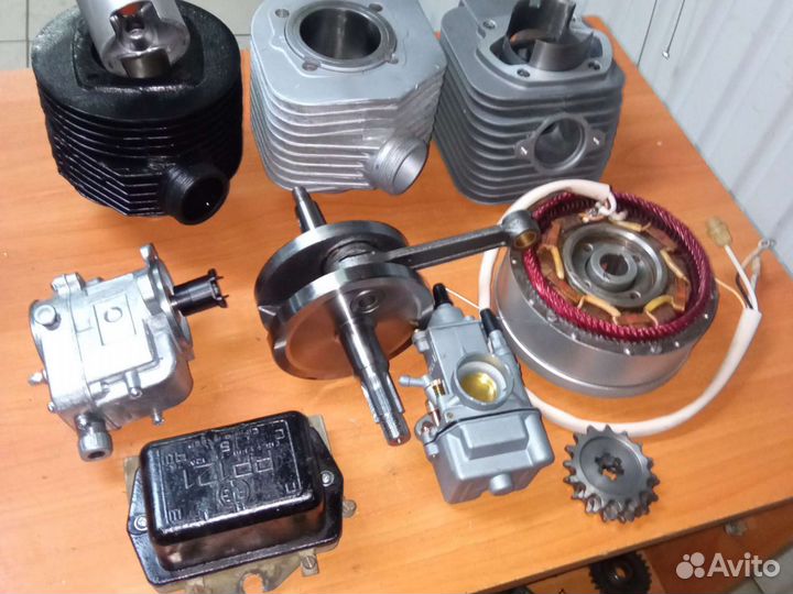 Запчасти для мотороллера муравей