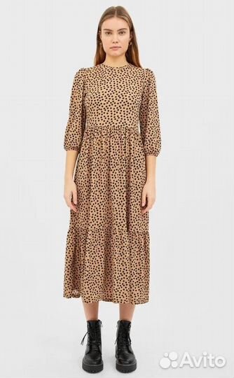 Платье stradivarius в горошек