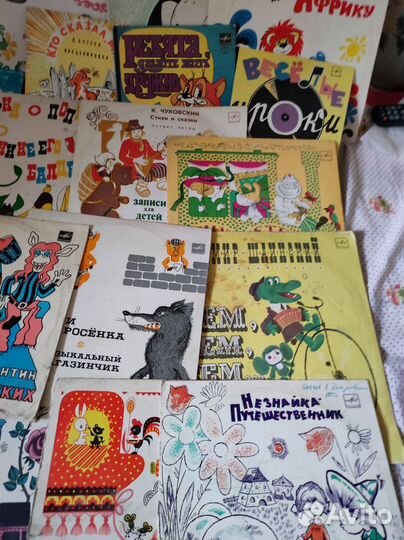 Советские пластинки детские