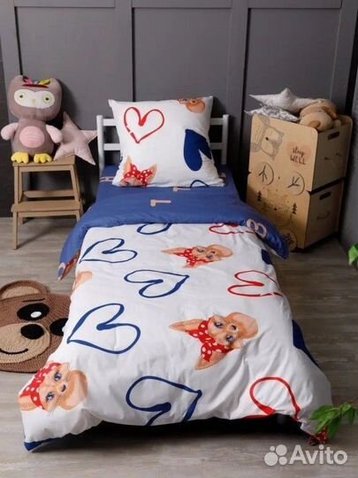 Постельное белье 1,5 сп детское