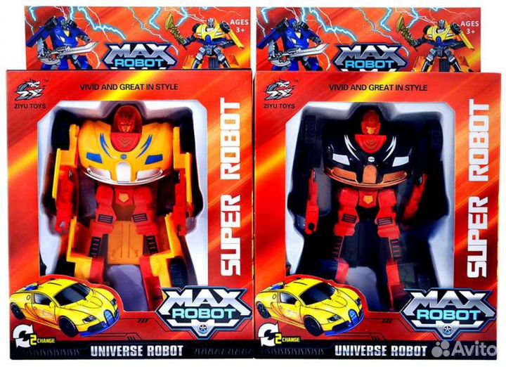 Трансформер super robot MAX robo