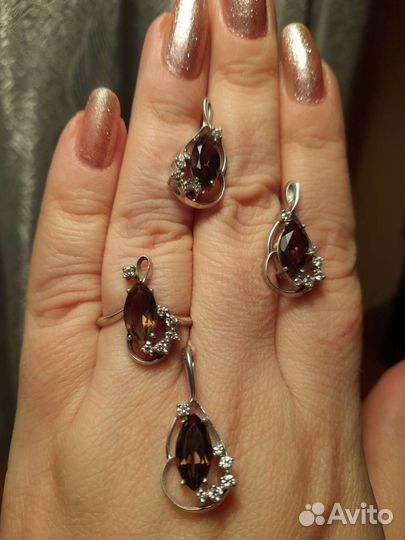 Серебряный комплект