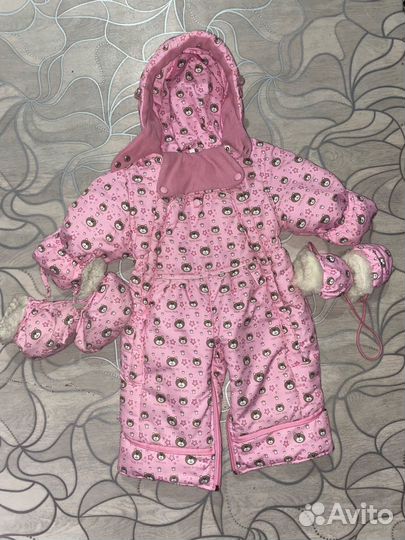 Зимний комбинезон для девочки