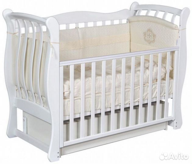 Детская кровать Luiza 3 белая