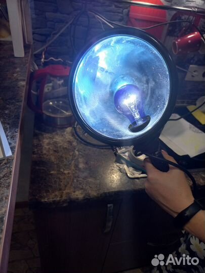 Синяя лампа для прогревания СССР