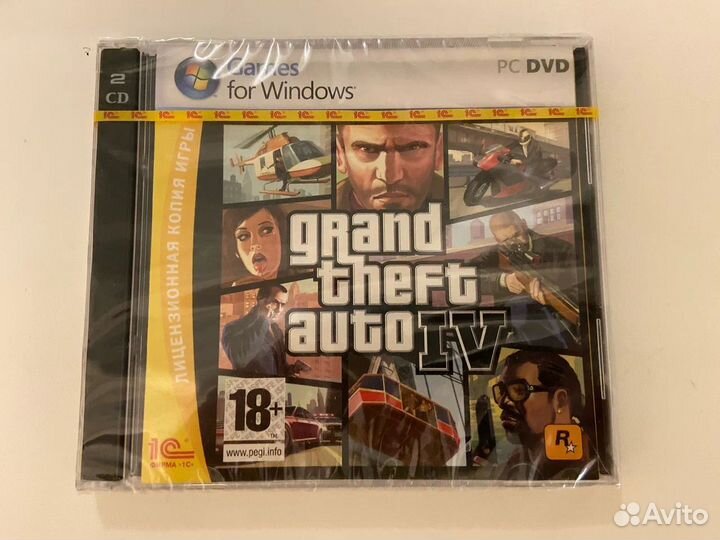 GTA 4 / Grand Theft Auto 4 (CD-Box / Новый)