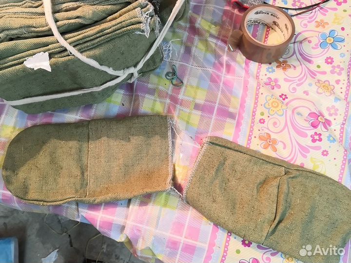 Сварочные брезентоввые рукавицы