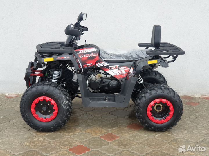 Квадроцикл Motoland Wild Track 200 LUX черн. красн