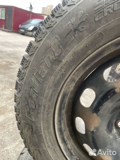 R15 Cordiant Snow Cross 195/65, PCD 4x114.3 DIA 67.1