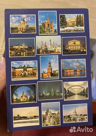 Москва набор открыток 1999г