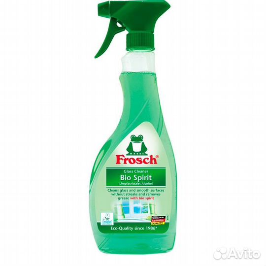 Средство для стекла Спирт 500мл Frosch