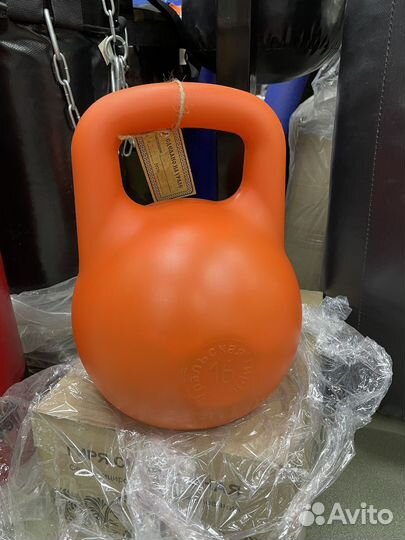 Гиря пластиковая 16 кг