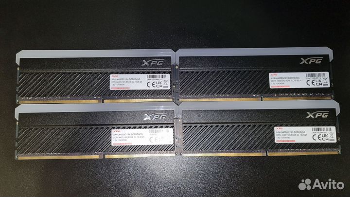 Оперативная память adata 4400 мгц/32гб