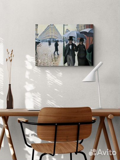 Гюстав Кайботт Парижская улица в дождливую погоду