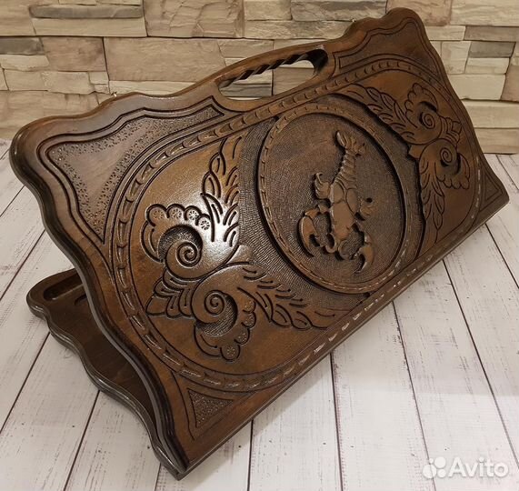 Нарды резные Зодиак Рак