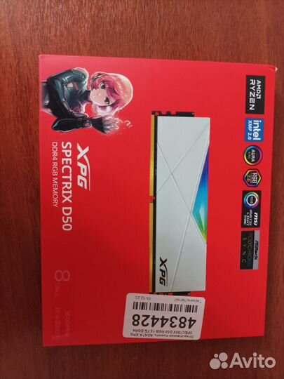 Оперативка XPG Spectrix D50 DDR4 3600мгц 2*8 Гб