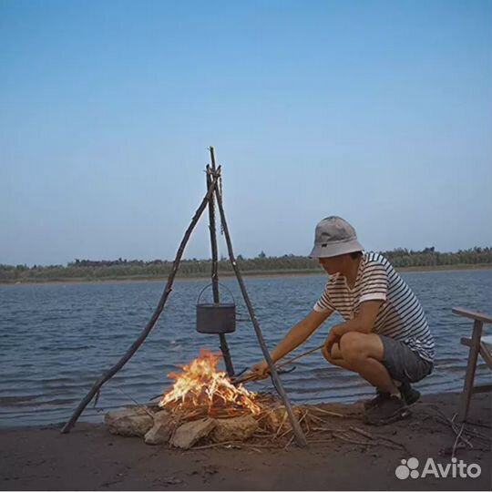 Устройство для подвешивания кострового котелка