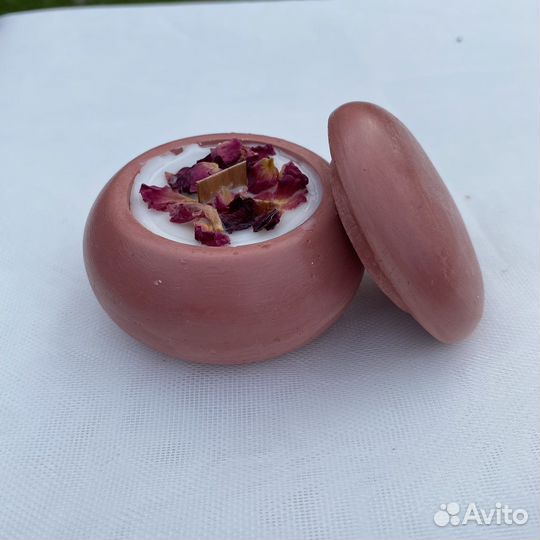 Ароматическая свеча ручной работы