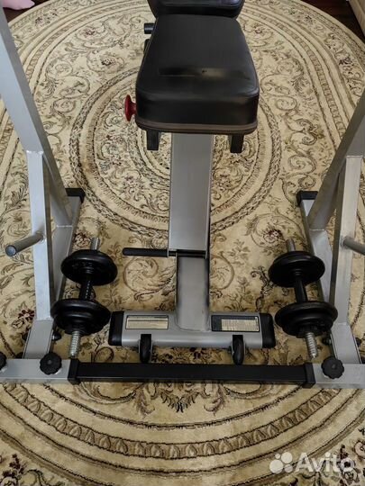 Скамья для жима body solid и стойка для штанги (шт