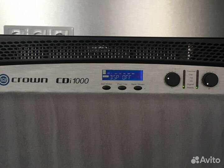 Профессиональный усилитель мощности Crown CDi 1000