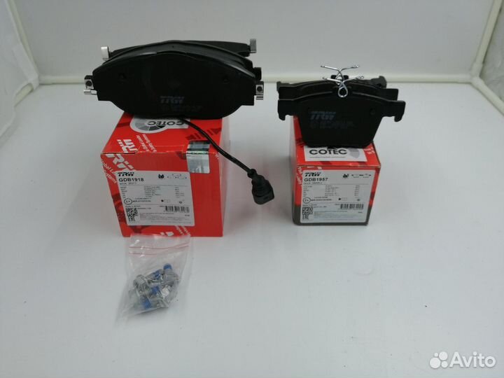 Комплект колодок перед + зад