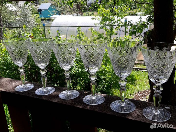 Фужеры хрустальные СССР
