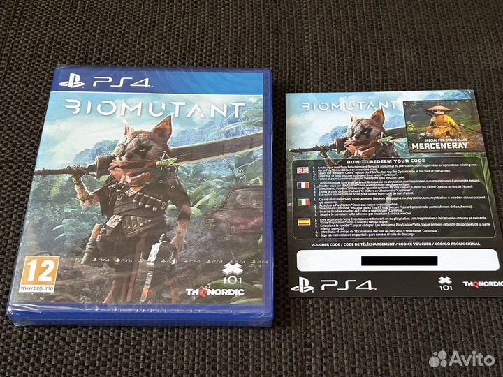 Игра Biomutant + код DLC (PS4) Новая