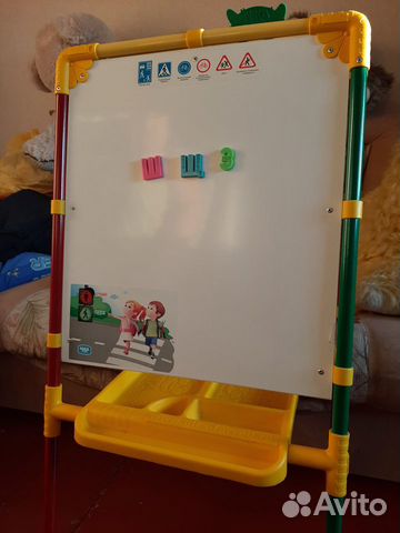 Доска поворотная меловая магнитная 90х60 см BOARDSYS