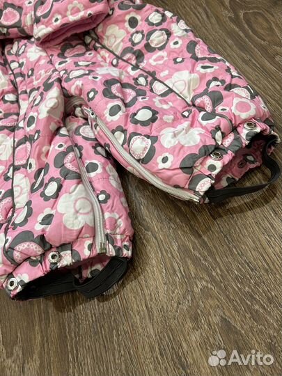 Зимний комбинезон для девочки 74