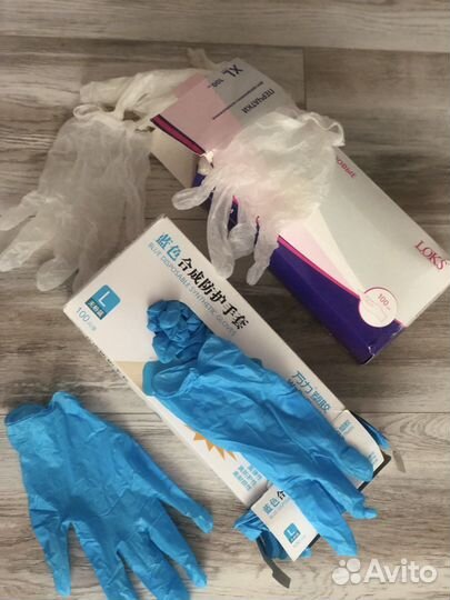 Перчатки одноразовые