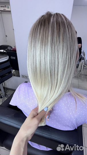 Сложное окрашивание Айртач и тоталблонд