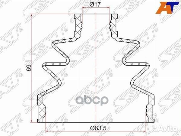 Пыльник шруса nissan Qashqai J10 06-13, J11 13