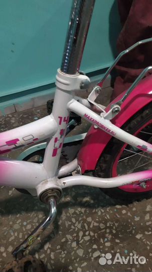 Детский велосипед для девочки 4-6лет