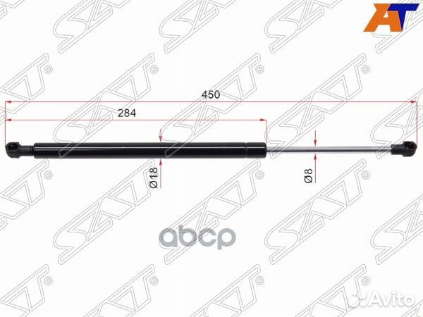 Амортизатор крышки багажника renault megan 09