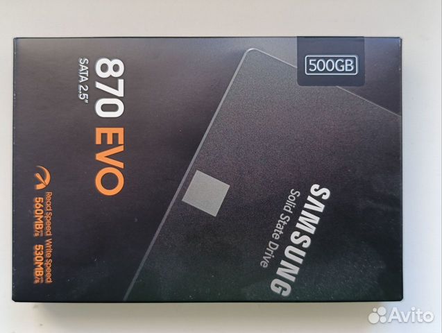 Жёсткий диск Samsung 870 evo 500gb SSD
