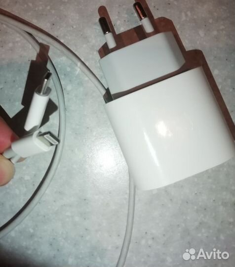 Быстрая зарядка на айфон Lightning шнур и блок