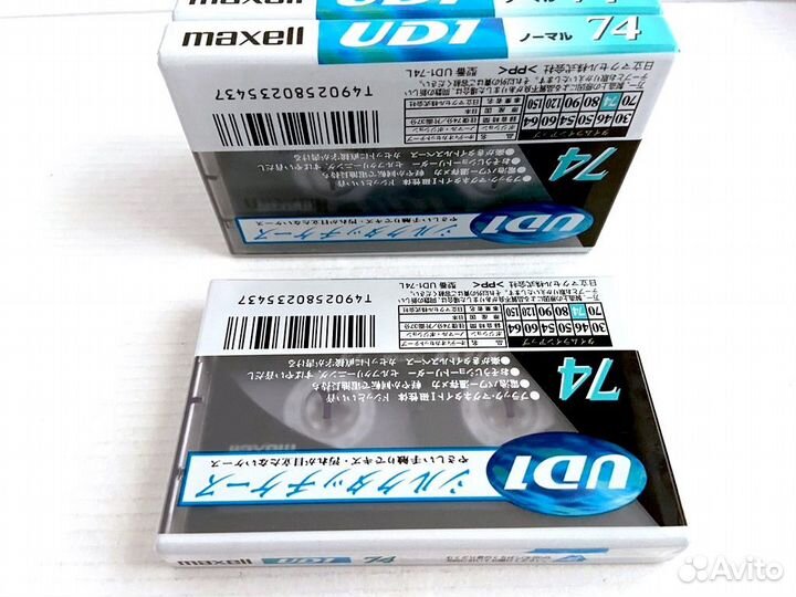 Аудиокассета кассета Maxell UD 1 74 - 1997 г