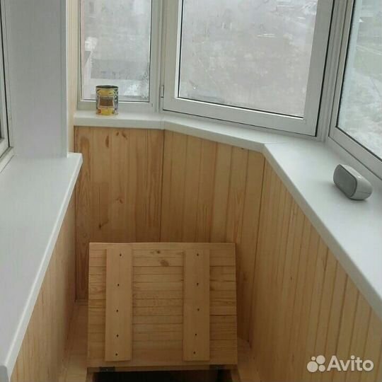 Остекление балконов в пятиэтажке. Окна пвх