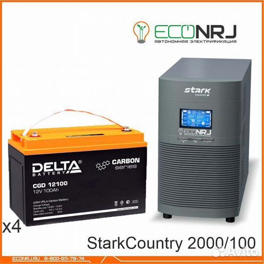 Stark Country 2000 Online, 16А + Delta CGD 12-100