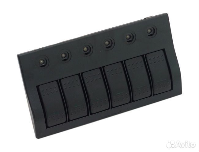 Панель бортового питания 6 переключателей,автоматы
