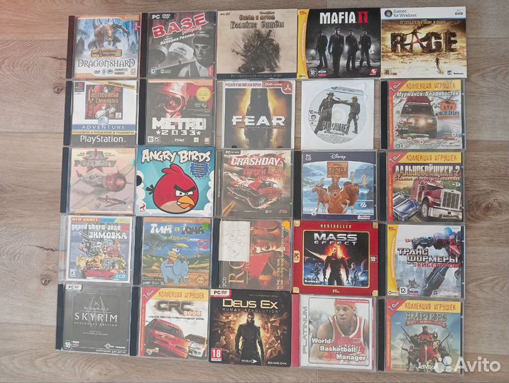 Компьютерные игры диски для пк PC часть 3