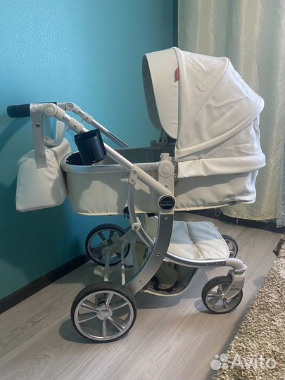 Коляска 2 в 1 эко кожа