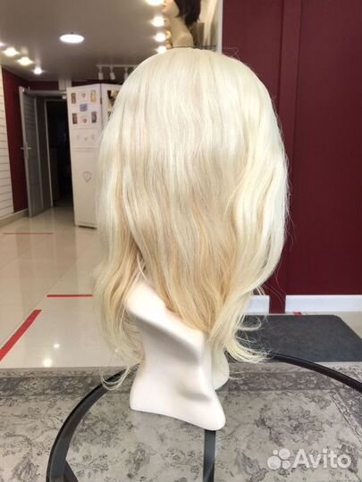 Парик из натуральных волос (45см)