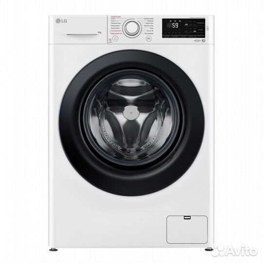 Стиральная машина LG F2M5NS6W фронтальная 6кг белы