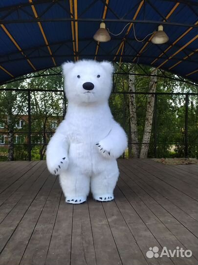 Белый медведь и чебурашка, услуга поздравь сам