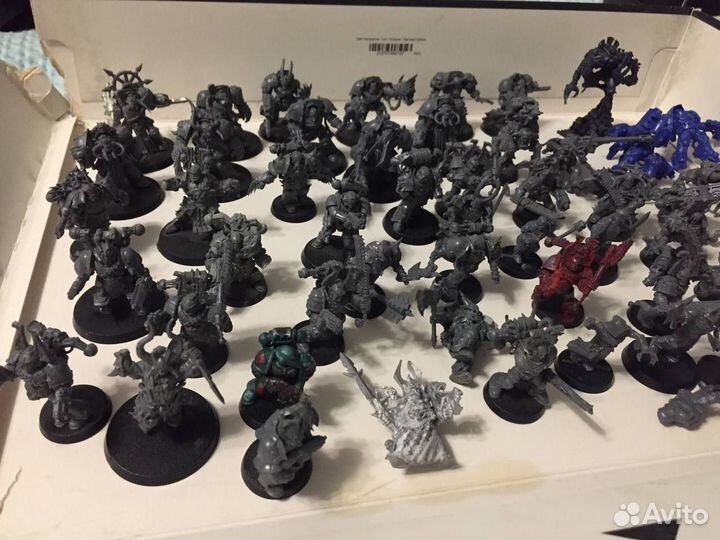 Warhammer 4000 миниатюры, битсы, макулатура