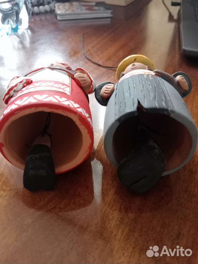 Глиняные игрушки бубенцы