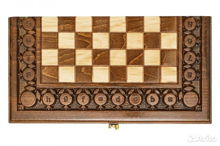 Нарды и шахматы подарочные Узорные ягодки 41 х 46 см бук Армения 62724