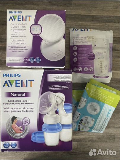 Молокоотсос avent ручной